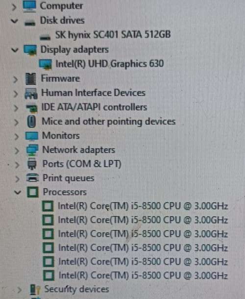 Dell OptiPlex 5060, 8th Gen Intel i5-8500@3GHz, 8GB RAM, 512GB SSD, Windows 11 Pro