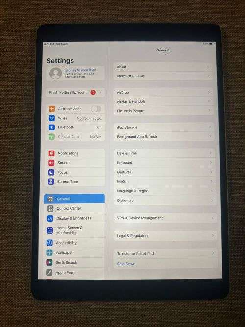 IPAD  PRO [10.5 INCH ] WIFI + CELLULLAR 256GB MODEL  A1709