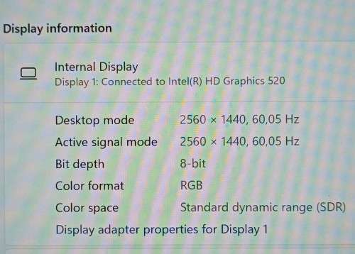 HP EliteBook 840 G3, 14` QHD 2560x1440 Display, Intel i7-6500U@2.5GHz, 8GB RAM, 256GB m.2 SSD, Win11