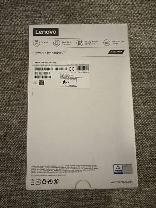 LENOVO TAB M8 4THNGEN  WIFI + LTE +CLEAR CASE NEW SEALED