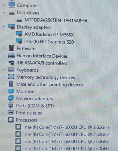 HP EliteBook 850G3, Radeon R7 M365X GPU, Intel i7-6600U, 16GB RAM, 256GB m.2 SSD, 15` FHD Display