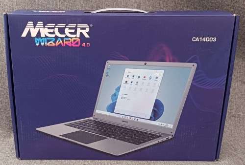 Mecer Wizard 4 CA14D03, Intel Celeron N3350@1.1GHz, 4GB RAM, 128GBeMMC SSD, 14` HD Display, Win11