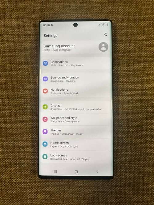 SAMSUNG NOTE 10+ SINGLE SIM 12GB RAM  256GB MINT CONDITION AS NEW