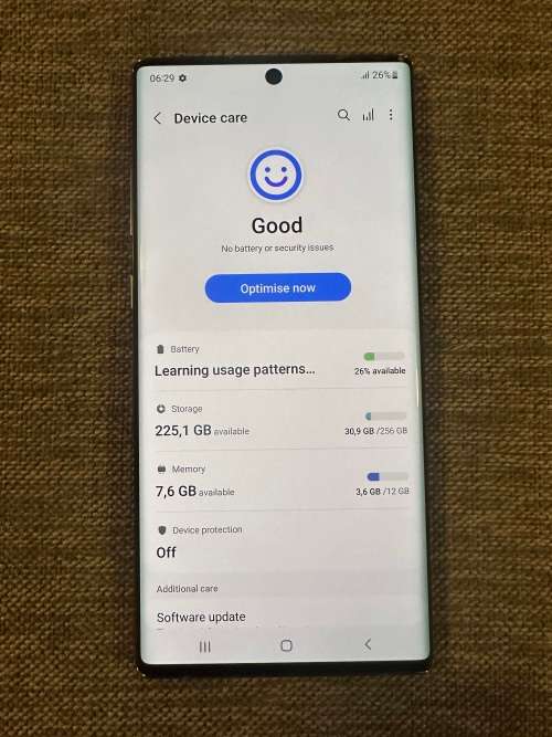 SAMSUNG NOTE 10+ SINGLE SIM 12GB RAM  256GB MINT CONDITION AS NEW