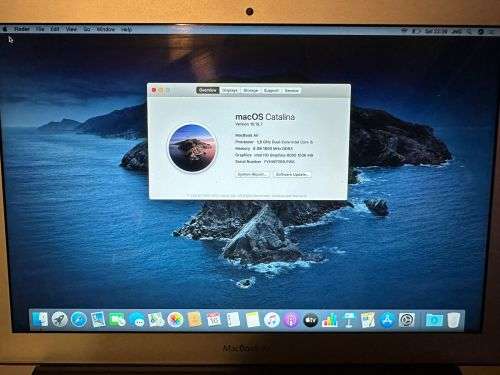 MACBOOK AIR 13 INCH 2017 CORE I5 8GB RAM 121GB SSD