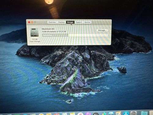 MACBOOK AIR 13 INCH 2017 CORE I5 8GB RAM 121GB SSD