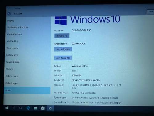 HP EliteBook Folio 1040 G3, i7-6600U@2.6GHz, 16GB RAM, 256GB m.2 SSD, 14` FHD Display
