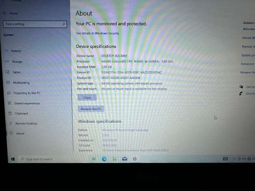 Acer ES1 AO1-131-C85U N3050 11.6 2GB 32GB