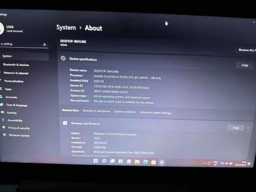 LENOVO IDEAPAD 330 CORE I3 8TH GEN 8GB RAM 256GB SSD