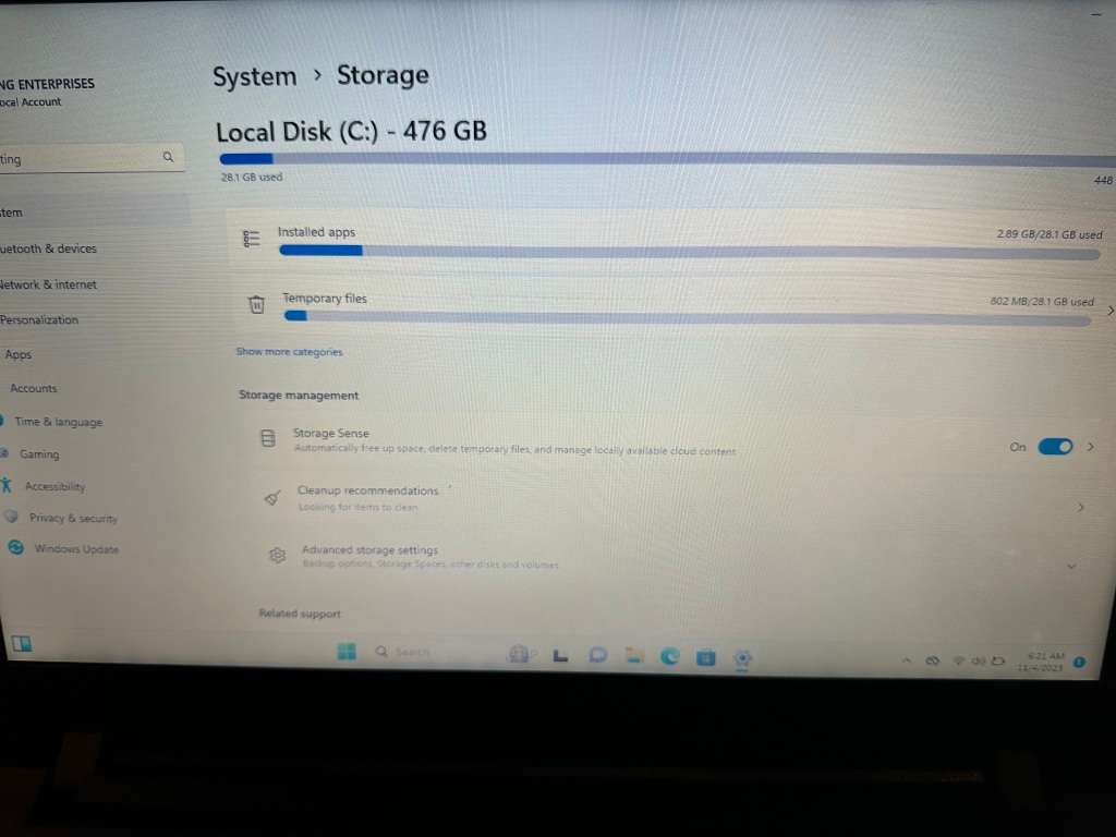 LENOVO V510-151KB CORE I5 7TH GEN 12GB RAM 512GB SSD