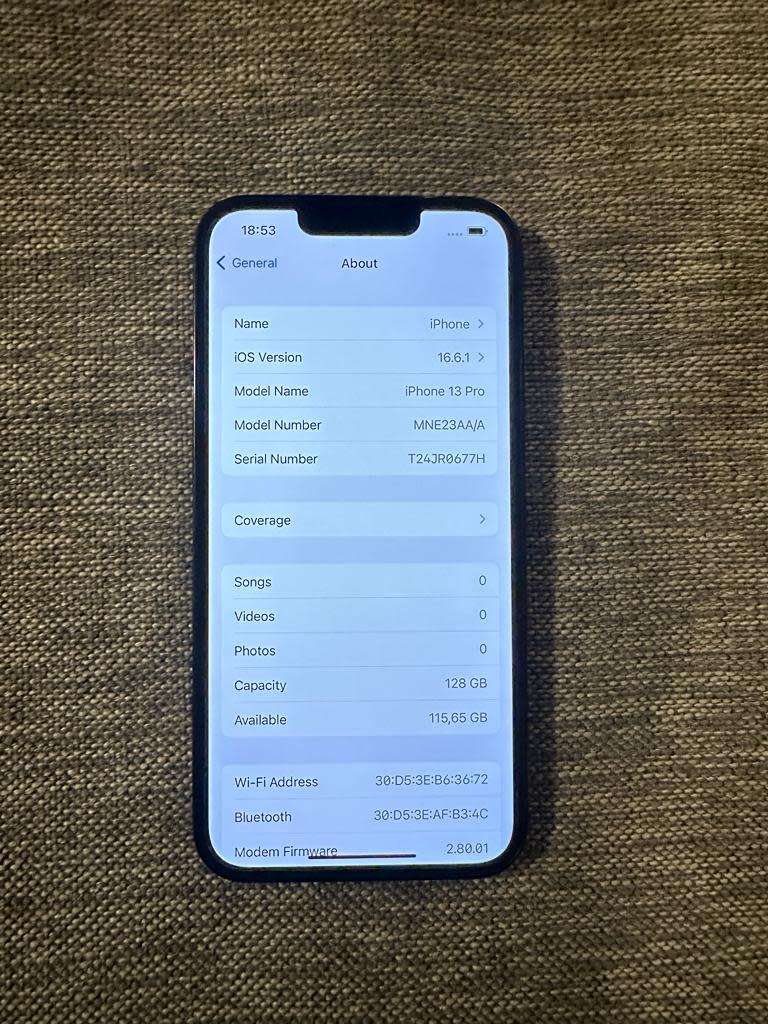 I PHONE 13 PRO 128GB 86% BATT HEALTH MINT CONDITION