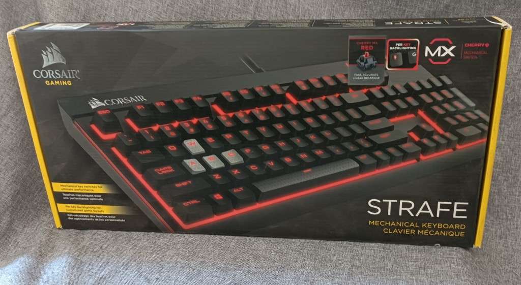 In original Box - STRAFE Mechanical Gaming Keyboard  CHERRY® MX Red