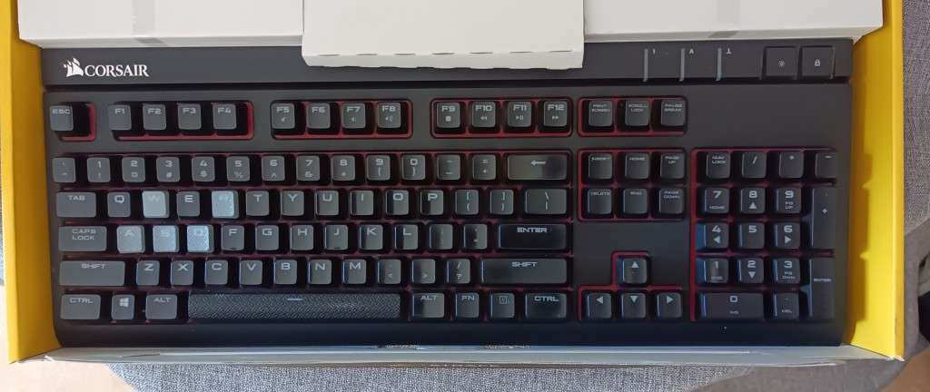In original Box - STRAFE Mechanical Gaming Keyboard  CHERRY® MX Red
