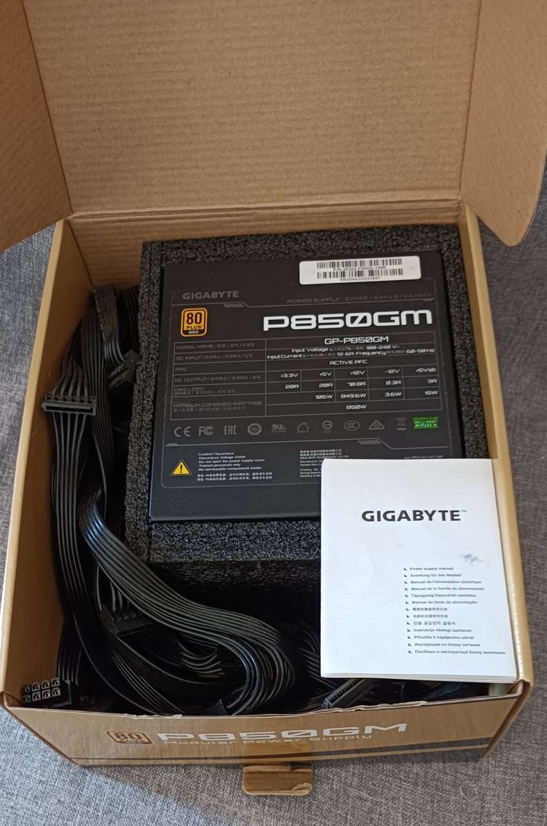 Gigabyte P8540GM Fully Modular 850Watt Power Supply