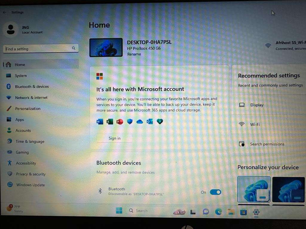 HP PROBOOK 450 G6 CORE I3 8TH GEN 12GB RAM 240GB SSD