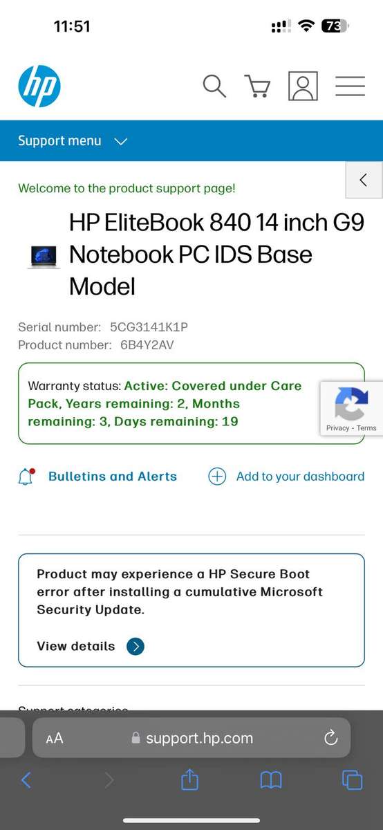 HP EliteBook 840G9, 12th Gen i5 V PRO   16GB RAM, 256GB  SSD Intel Iris Xe Graphics LTE Mint