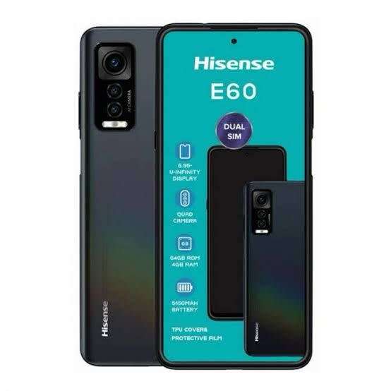 Hisense E60 Black Dual Sim Mint