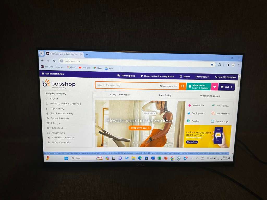 Dell SE2419HR 23.8-inch Full HD 8ms IPS Monitor