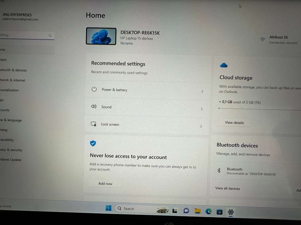 HP Celeron Laptop with 4GB RAM, 500Gb HDD | Bargain