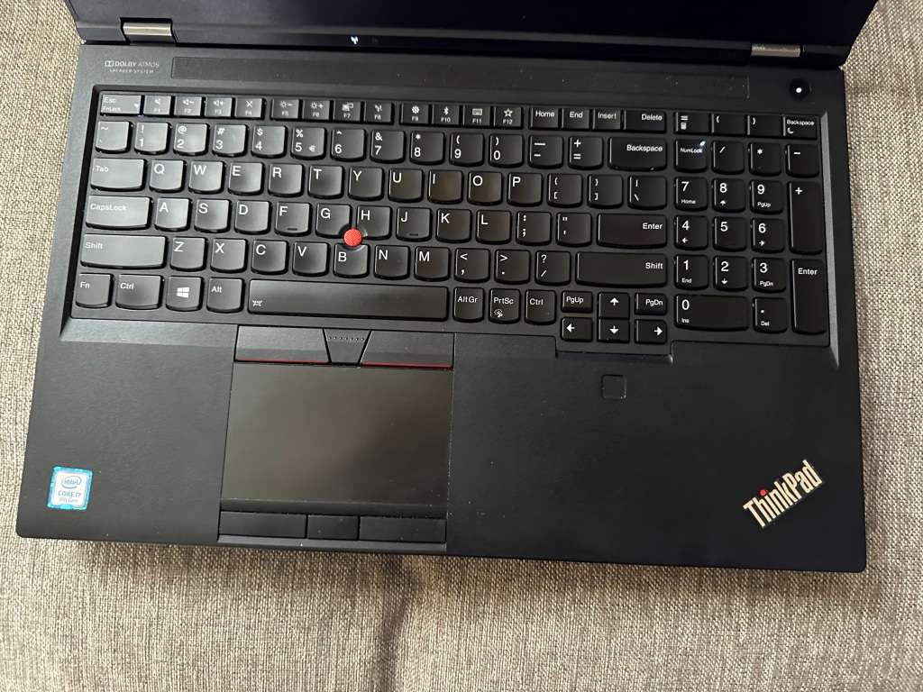 LENOVO P53 WORKSTATION CORE I7 9TH GEN FHD DISPLAY 32GB RAM 1TB SSD