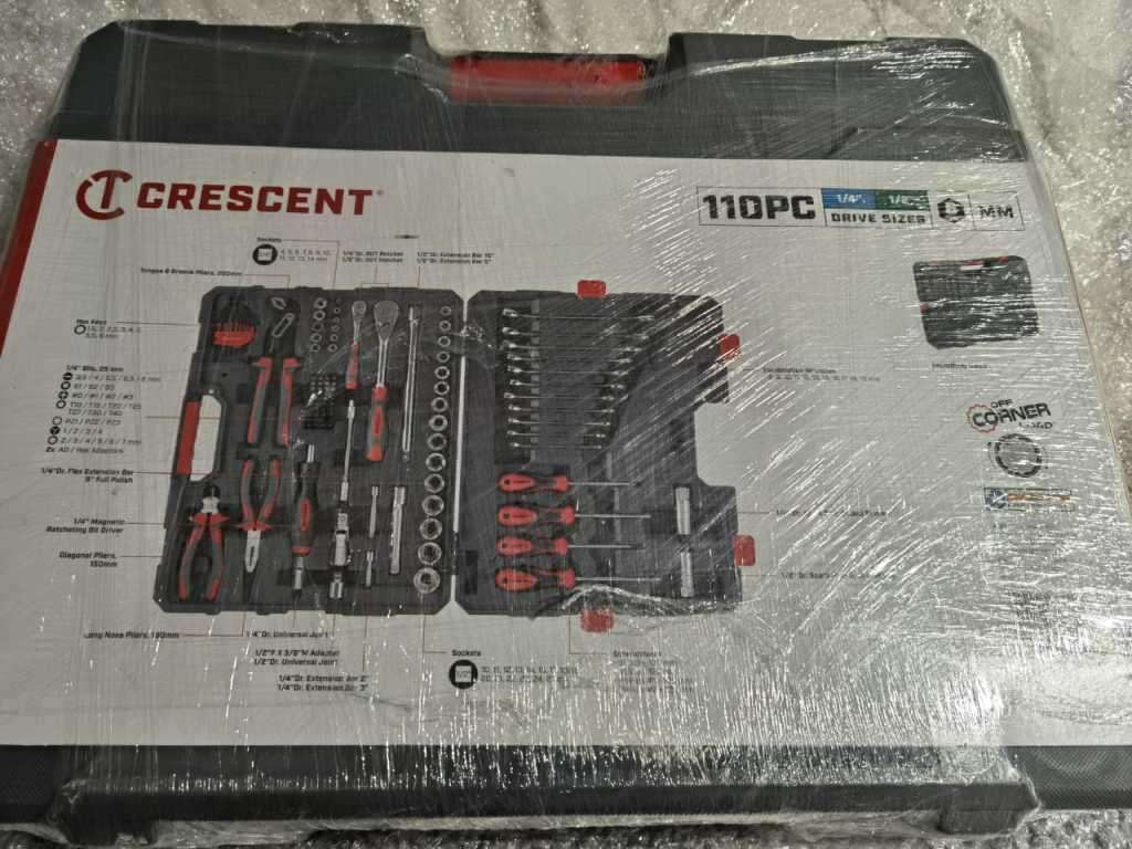 PMCTK110 - Crescent Professional Tool Kit 110Pc New Sealed