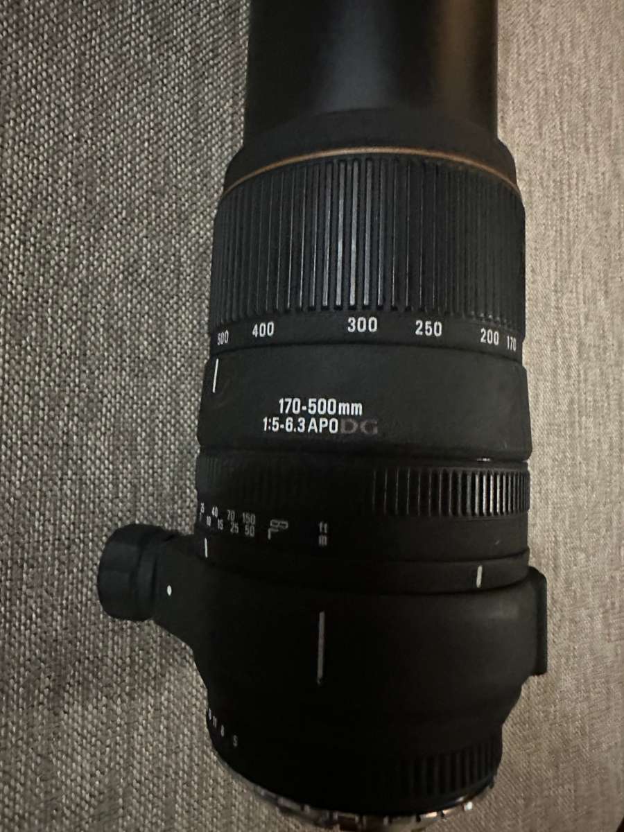 Sigma 170-500mm 1:5-6.3 APO DG Camera Lens