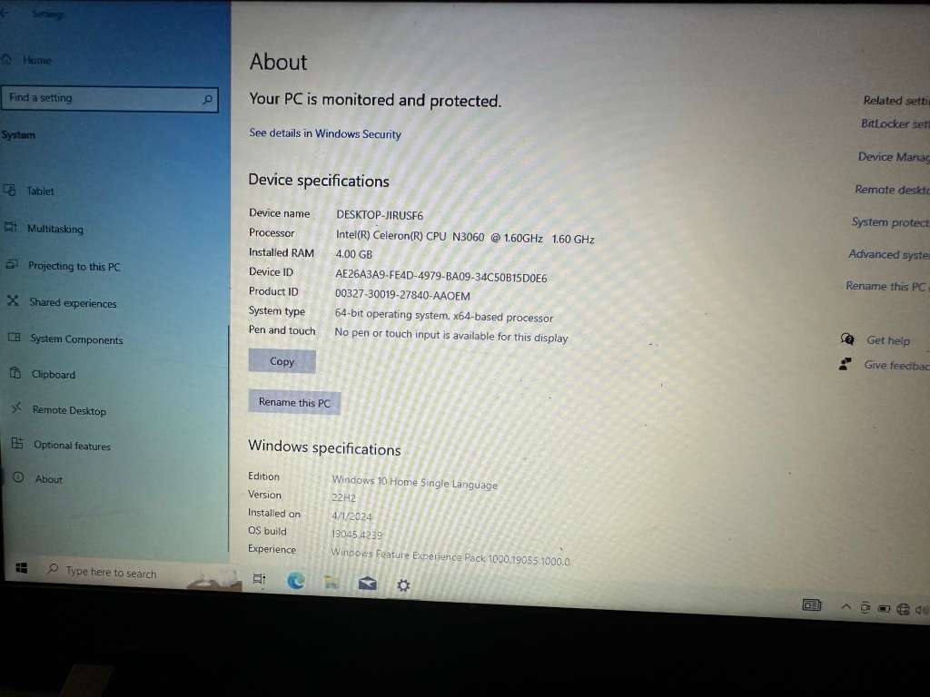 LENOVOVO IDEAPAD 110-151BR INTEL CELERON