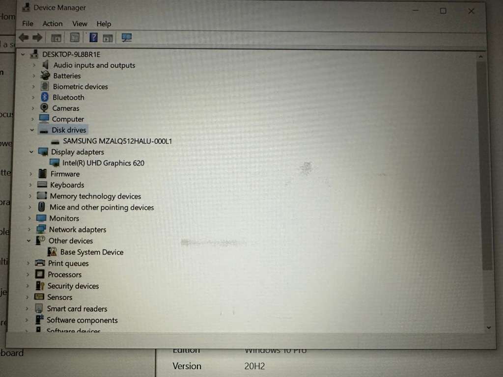 LENOVO L580 CORE I5 8TH GEN 8GB RAM 512GB SSD