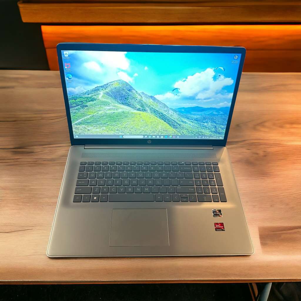 HP 17-cp3035cl 17.3` HD+ Touchscreen Laptop, AMD Ryzen 5 7530U, 32GB RAM, 1TB SSD, New Condition