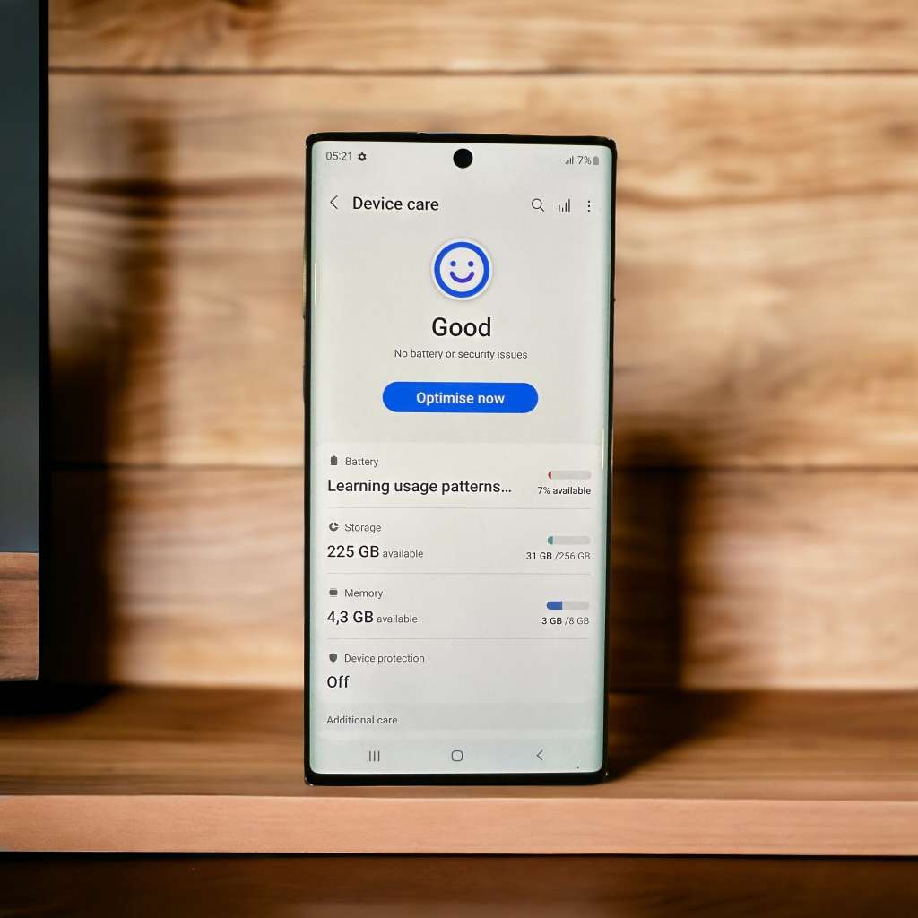 SAMSUNG NOTE 10 SM-N970U SINGLE  SIM SIM 8GB RAM 256GB MINT