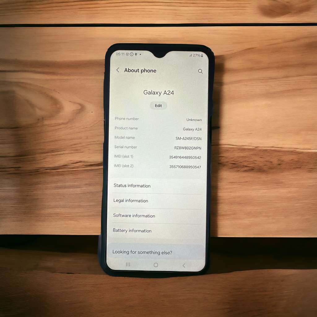 Samsung Galaxy A24 128GB LTE Dual Sim - Black