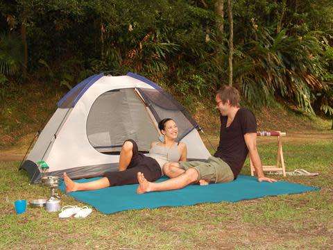 SAND-FREE BEACH MAT BLUE