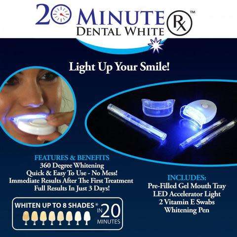 20 MINUTE DENTAL TEETH WHITENING KIT