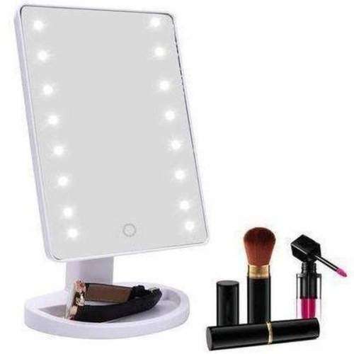 WHITE Touch Screen LED Mirror