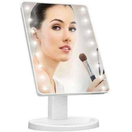 WHITE Touch Screen LED Mirror