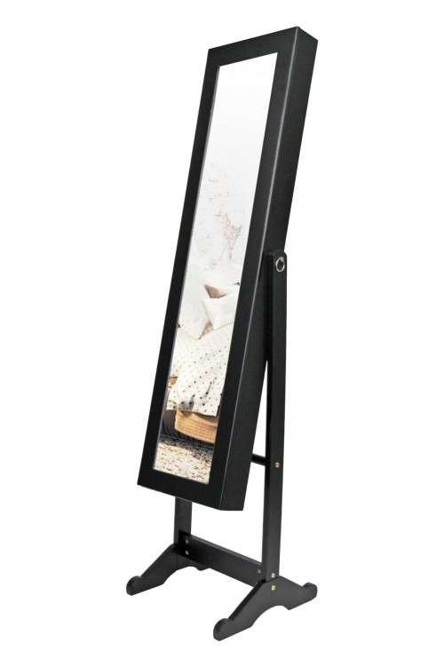 Lifestyle Mirror Jewellery Cabinet-BLACK