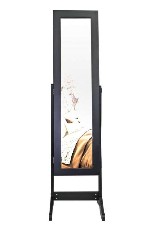 Lifestyle Mirror Jewellery Cabinet-BLACK