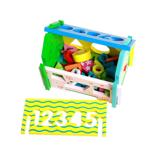 Wooden Toy - Number House