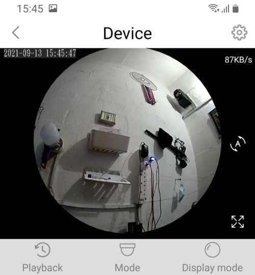 Wifi ip Camera panoramic 360 degree