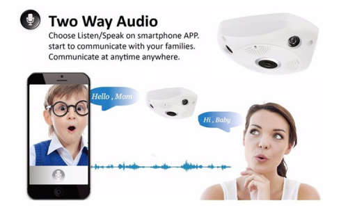 Wifi ip Camera panoramic 360 degree