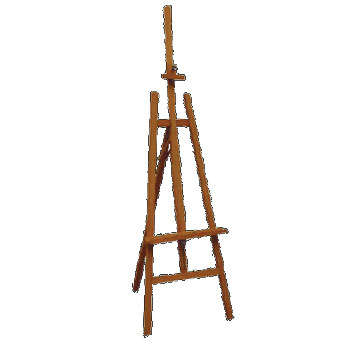 Dala Easel - Wooden Studio A-Frame Lyre Easel