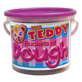 Dala Miss Teddy Play Dough - 1kg *Assorted Pastel Colours in Bucket*