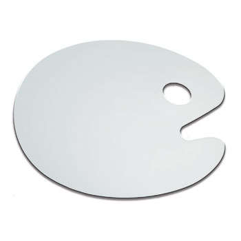 Dala Extra Large Flat Kidney Plastic Palette - 40 x 30cm