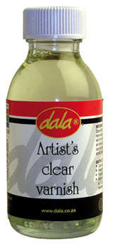 Dala Artist's Clear Varnish - 500ml Glass Bottle