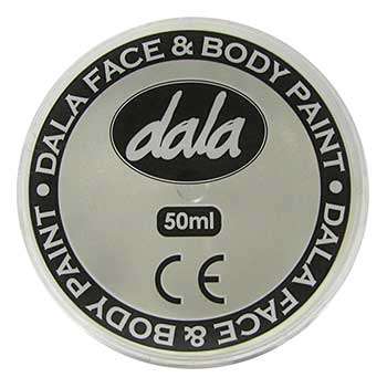 Dala Funny Face Paint - 50ml Tub (WHITE ONLY)