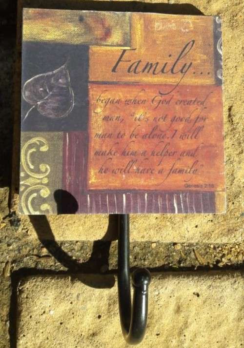 Decorative Hook/hanger - Family