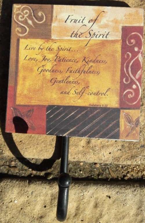 Decorative Hook/hanger - Fruit of the Spirit