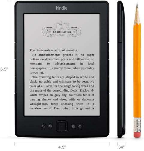 Kindle, 6" E Ink Display, Wi-Fi (5th Generation)