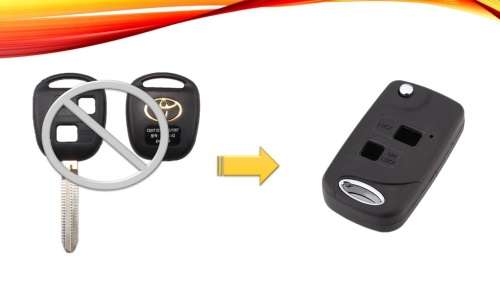 Toyota Conversion Key Casing