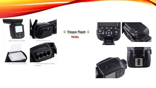 Triopo TR-586EX Wireless Flash Mode TTL Flash Speedlight Speedlite For Canon